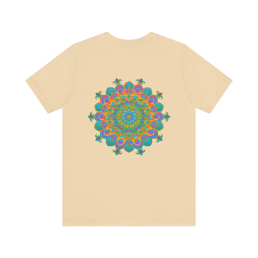 Vibrant Mandala Tee - Spiritual Peace & Harmony: A colorful, intricate mandala design representing balance, tranquility, and spiritual connection, perfect for promoting inner peace and harmony