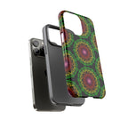Artistic Mandala Phone Case with Bold Patterns and Modern Flair