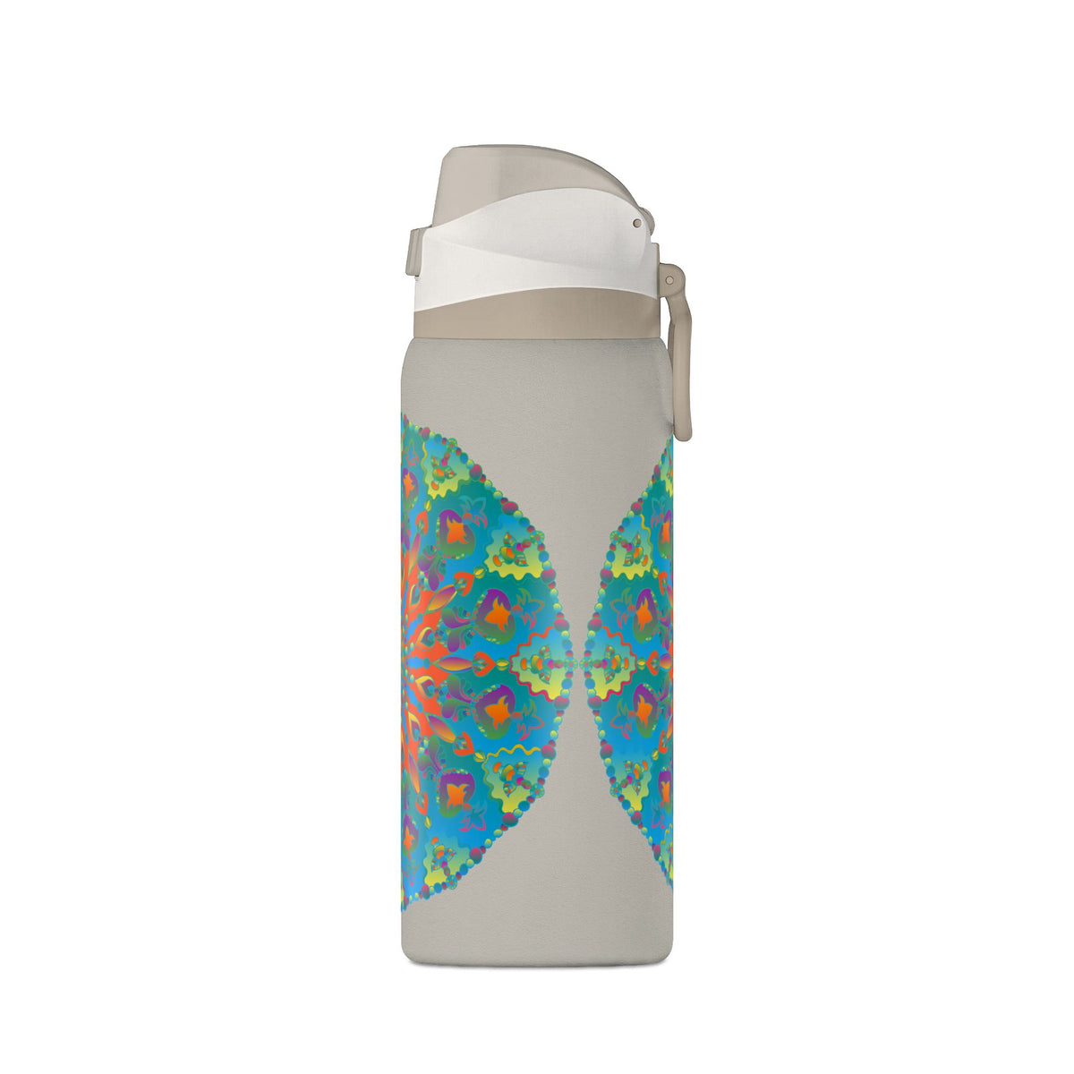 Borraccia termica da 32oz — Design mandala caleidoscopio colorato