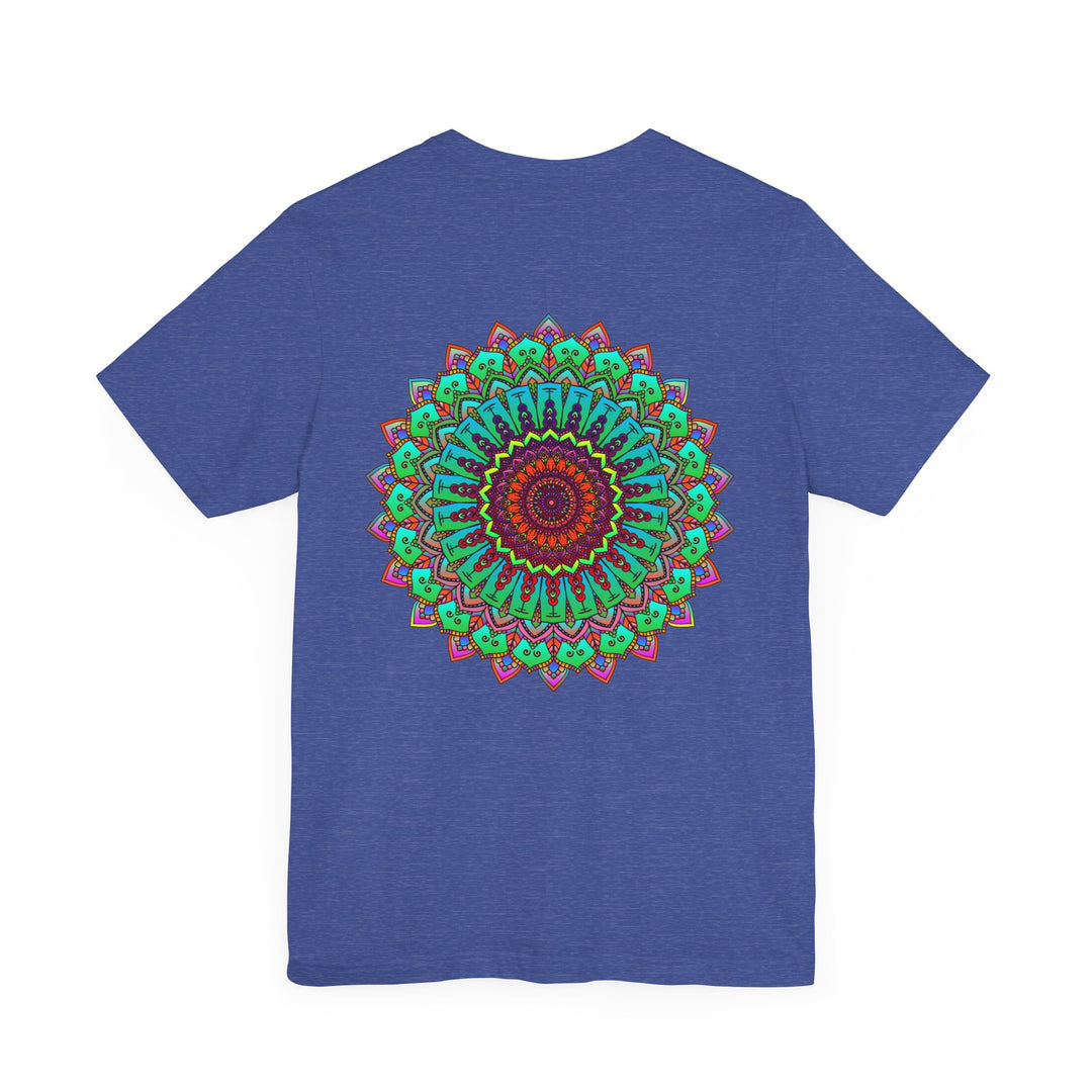 Vibrant Mandala Tee featuring intricate design representing spiritual peace and harmony, perfect for expressing your inner zen and tranquility