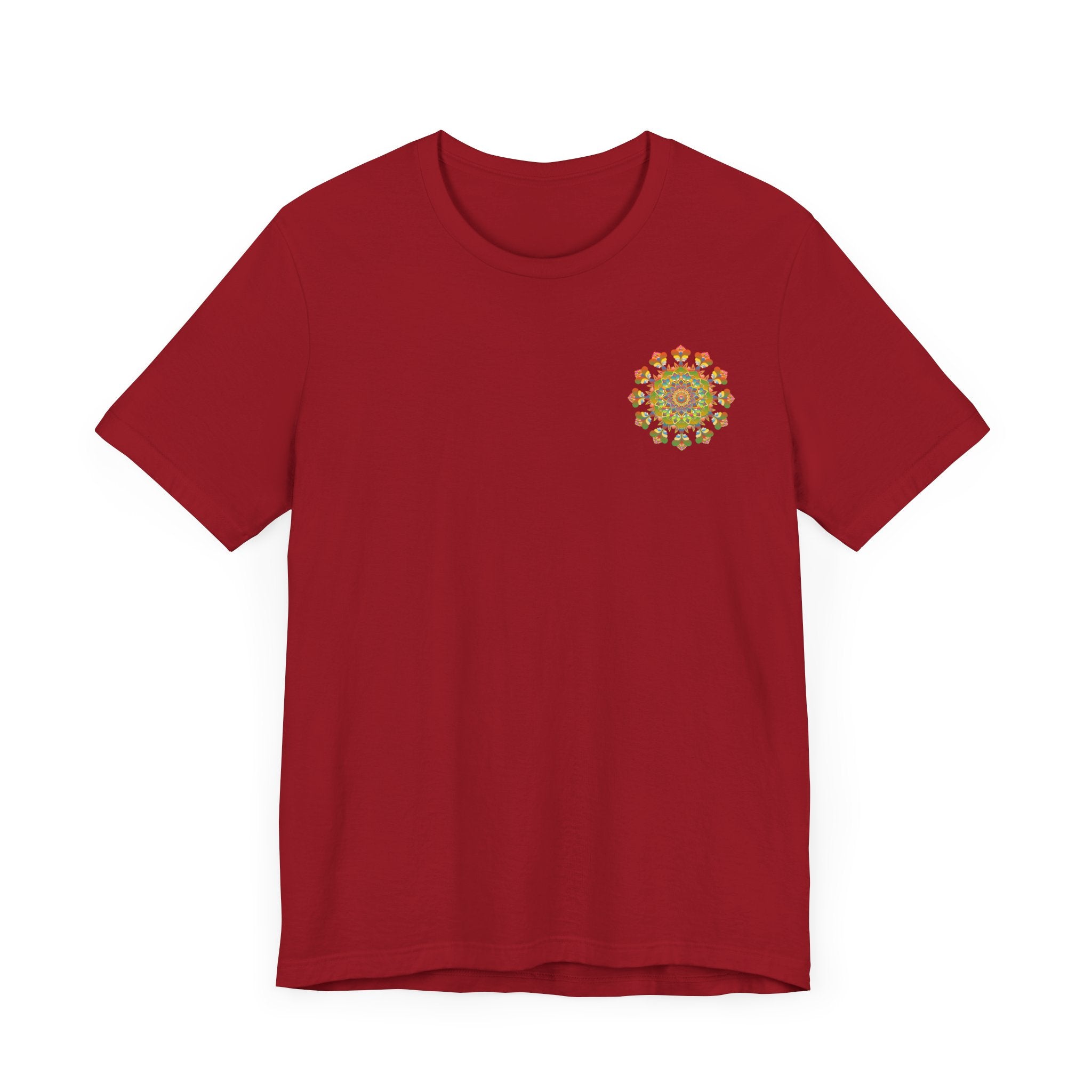 Detailed close-up of Mandala Peace & Harmony T-Shirt's intricate design