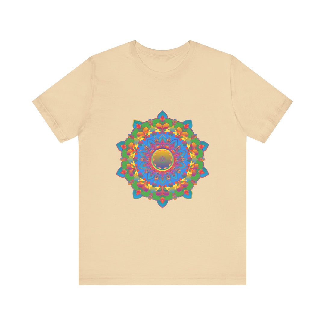 Vibrant and detailed mandala design t-shirt in a variety of colors