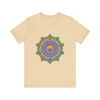 Vibrant and detailed mandala design t-shirt in a variety of colors