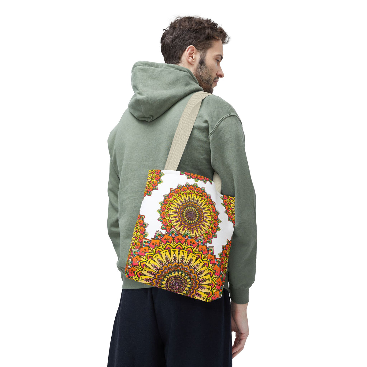 Solar Mandala Tote Bag