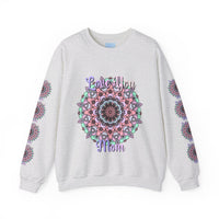 Cozy and stylish unisex crewneck sweatshirt, perfect birthday gift for mom, featuring 'Love You Mom' design