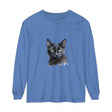 Black Cat Watercolor - Mystical Long Sleeve T-Shirt featuring a captivating feline design