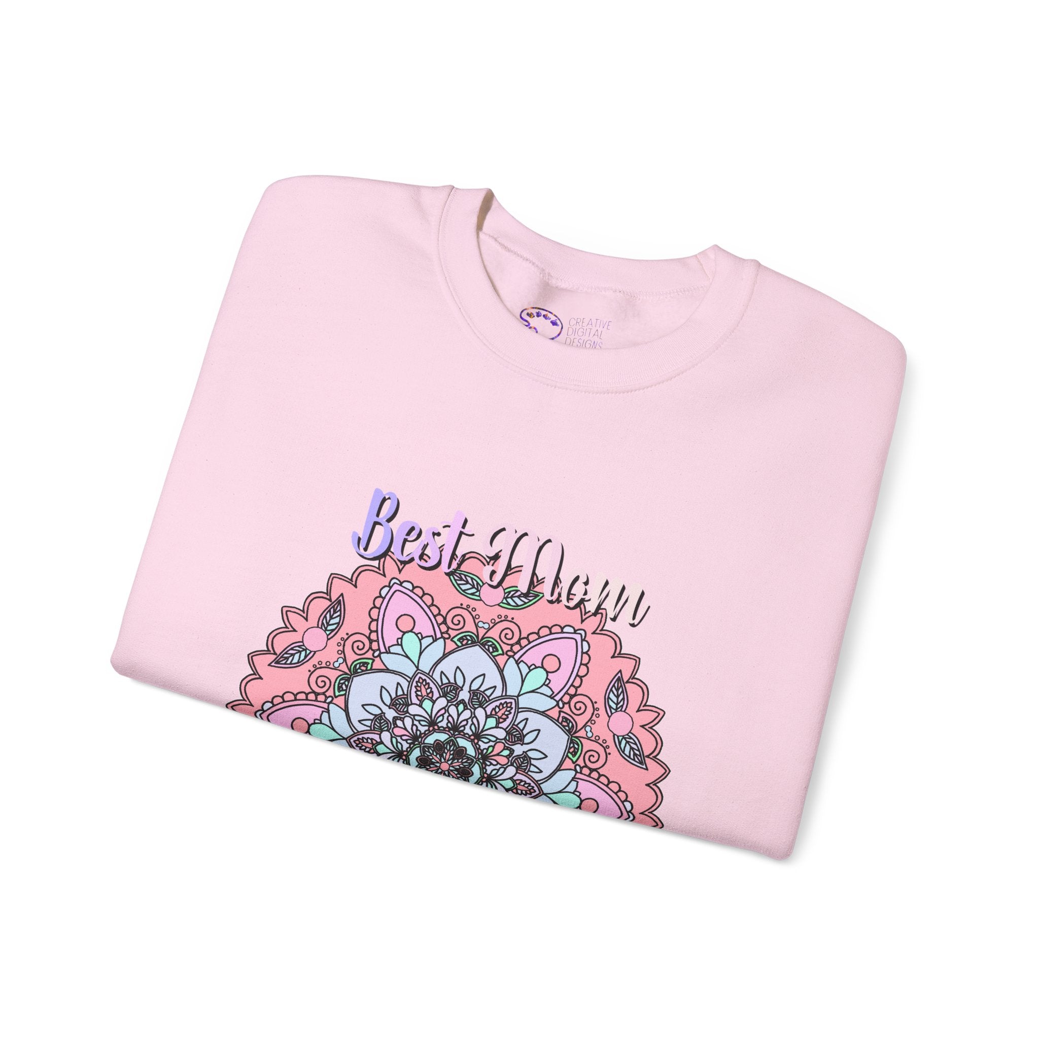 Best Mom Ever Intricate Mandala Art Sweatshirt