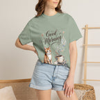 Good Morning Cat Coffee T-Shirt