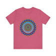  Beautiful Vibrant Mandala Tee with Colorful and Detailed Mandala Pattern 