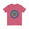  Beautiful Vibrant Mandala Tee with Colorful and Detailed Mandala Pattern 