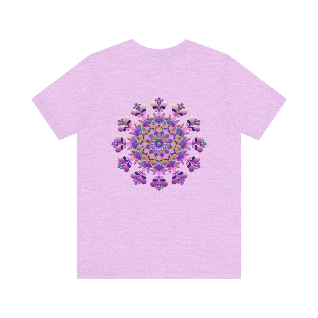 Vibrant mandala tee with intricate patterns for spiritual growth