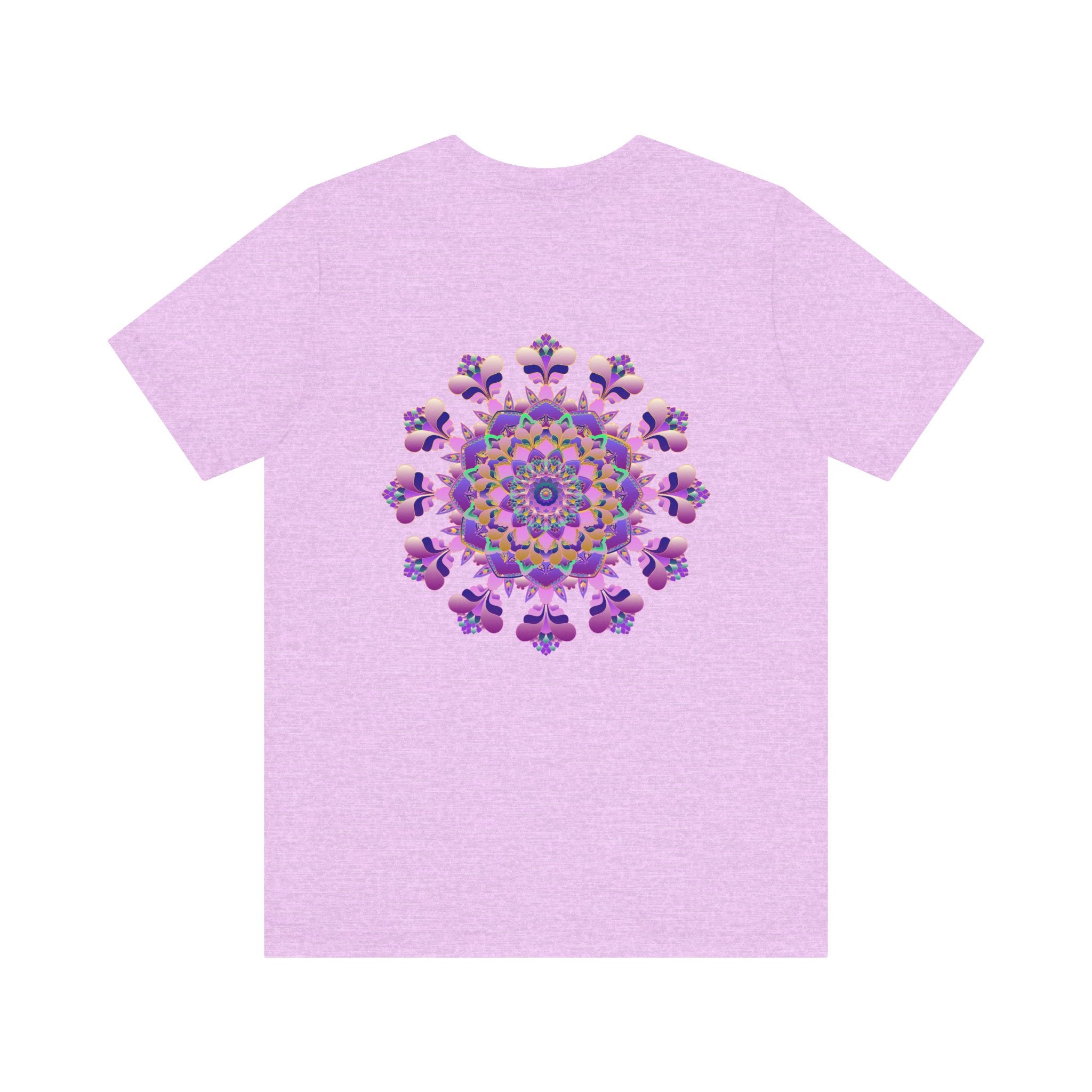 Vibrant mandala tee with intricate patterns for spiritual growth