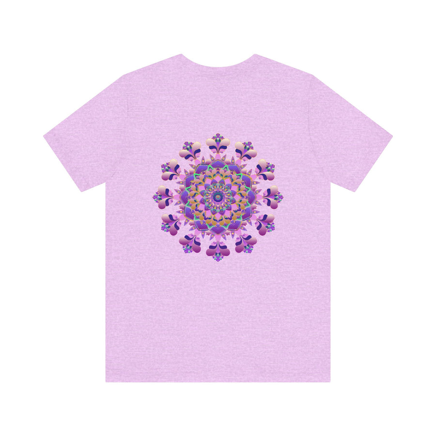 Vibrant mandala tee with intricate patterns for spiritual growth