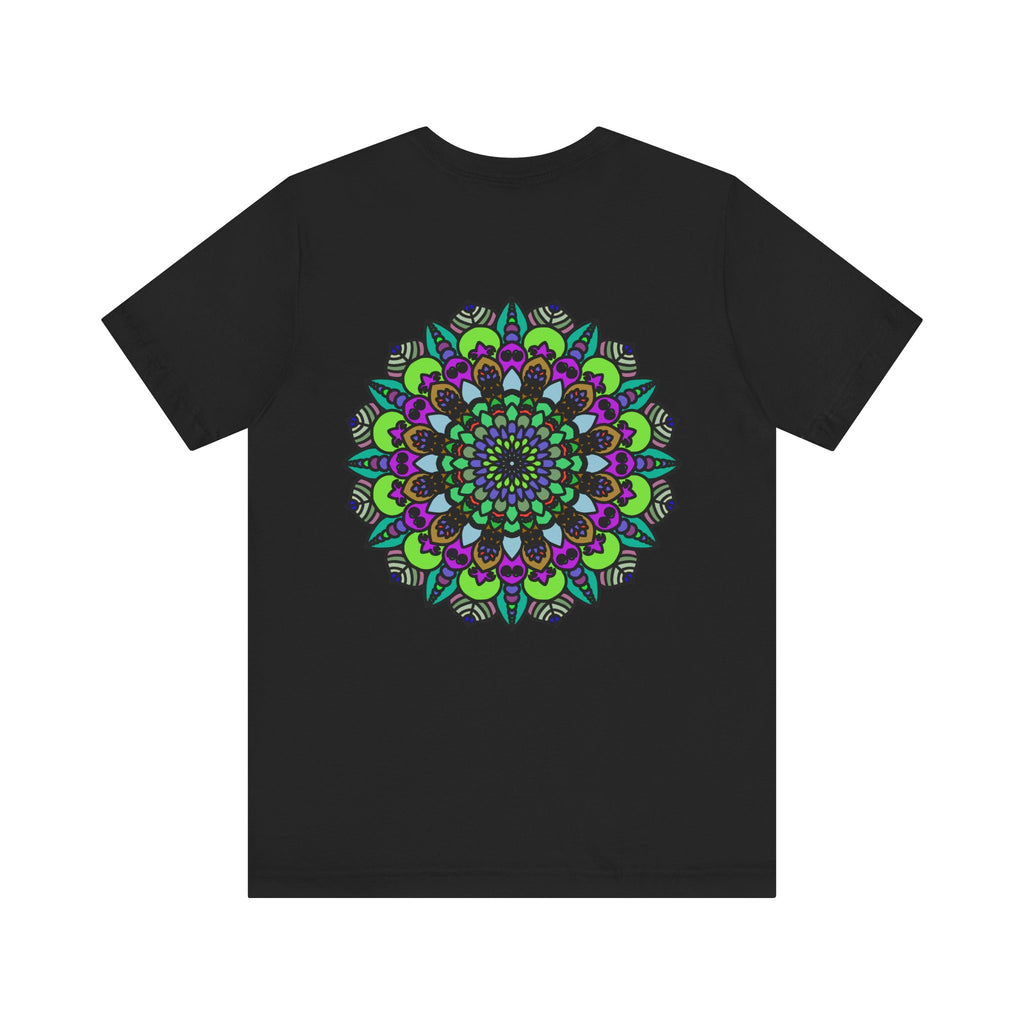 Beautiful Mandala Peace Tee with a design representing spiritual harmony and tranquility