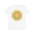 Colorful and intricate Vibrant Mandala Tee representing spiritual peace and harmony