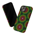 Artistic Mandala Phone Case with Bold Patterns and Modern Flair