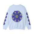  10th Anniversary 10 Years Strong Unisex Sweatshirt in White Close-Up of Fabric Detail