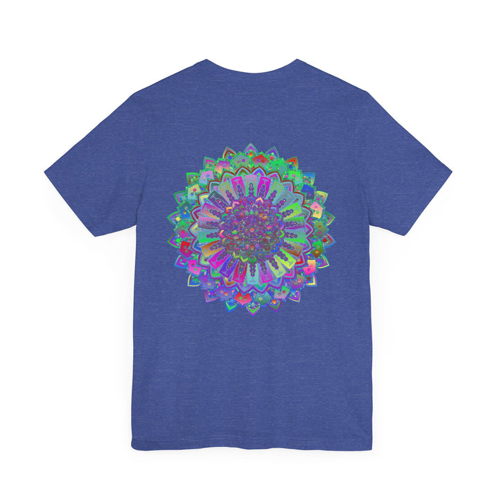 A beautiful and colorful Vibrant Mandala Tee representing spiritual peace and harmony