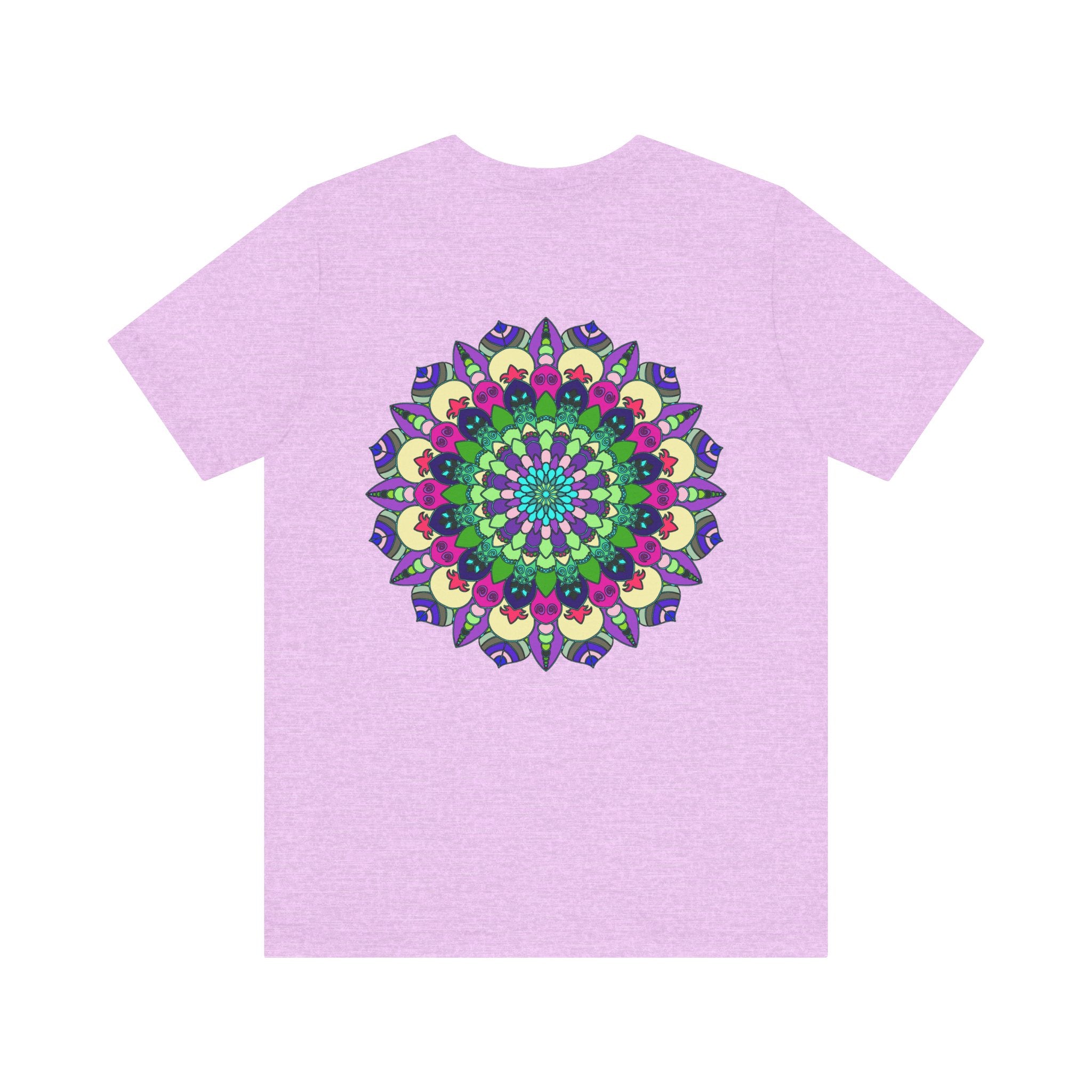 Beautiful mandala tee featuring intricate design for spiritual peace and harmony