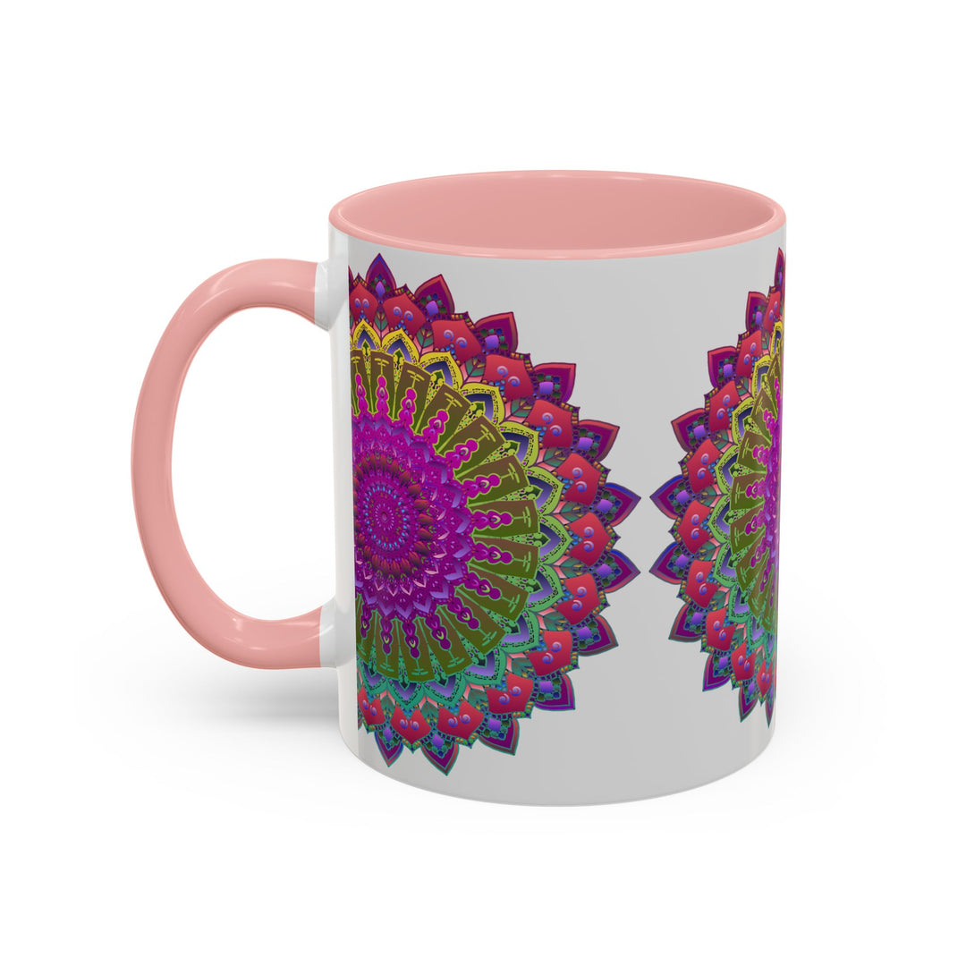 Vibrant Mandala Art Mug with Unique and Intricate Design