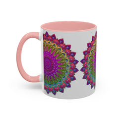 Vibrant Mandala Art Mug with Unique and Intricate Design