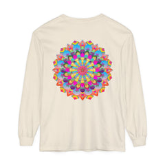 Colorful Mandala Long Sleeve T-Shirt - Psychedelic Art 63