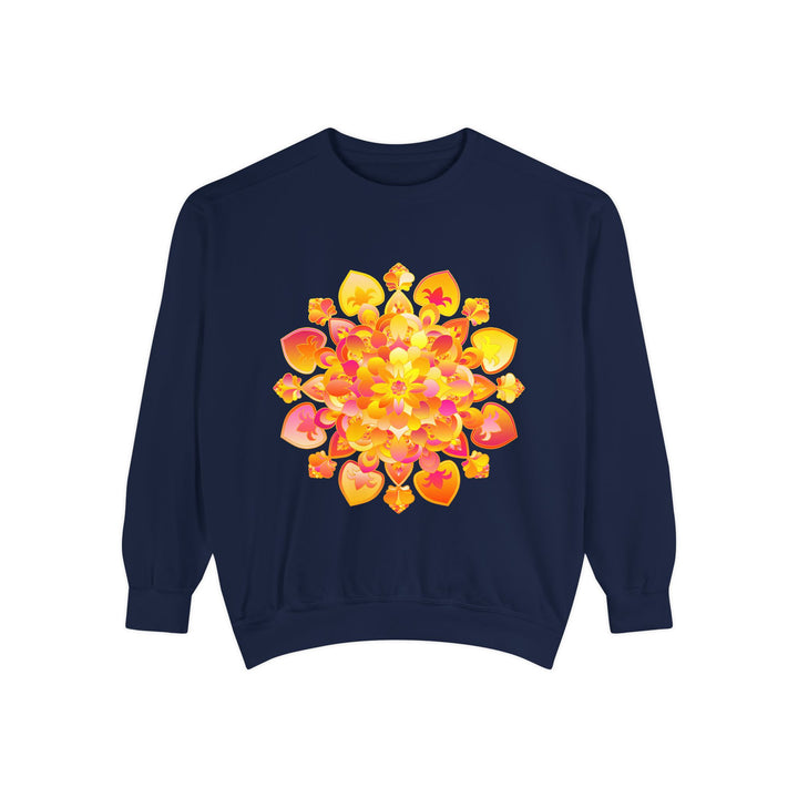 Comfortable and stylish sweatshirt featuring a calming mandala print