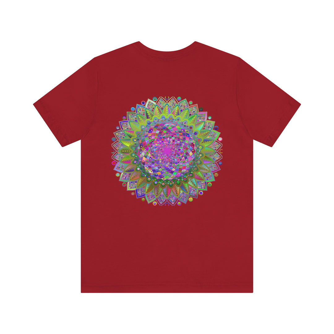 Harmonious mandala tee promoting inner peace and tranquility