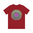 Harmonious mandala tee promoting inner peace and tranquility