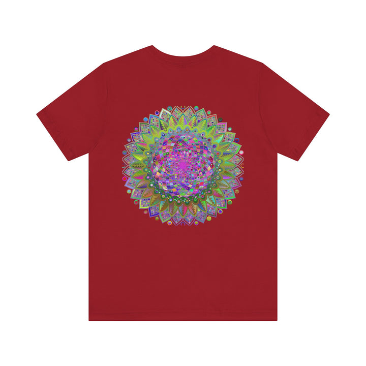 Harmonious mandala tee promoting inner peace and tranquility