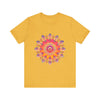 Vibrant Mandala T-Shirt - Colorful Spiritual Design alt text 2