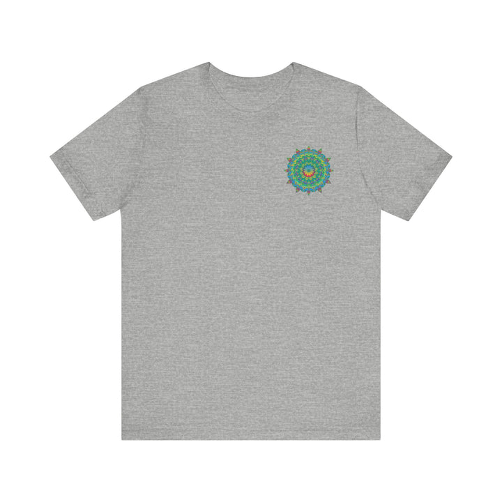 Vibrant Mandala Tee designed to evoke spiritual peace and harmony