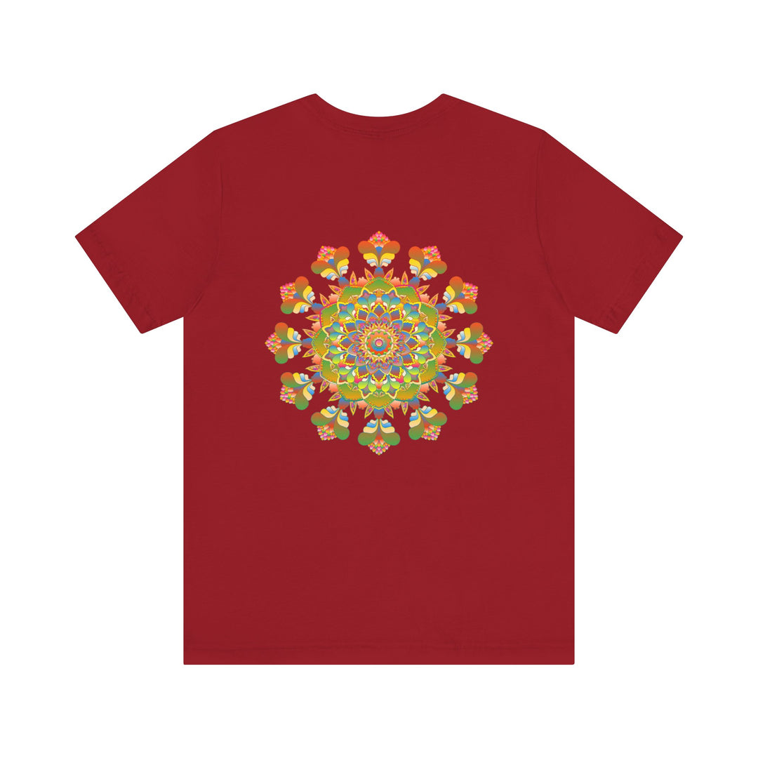 Woman in nature wearing Mandala Peace & Harmony T-Shirt