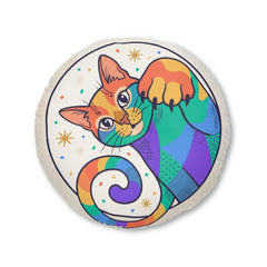 Sunrise Boho Cat Floor Pillow