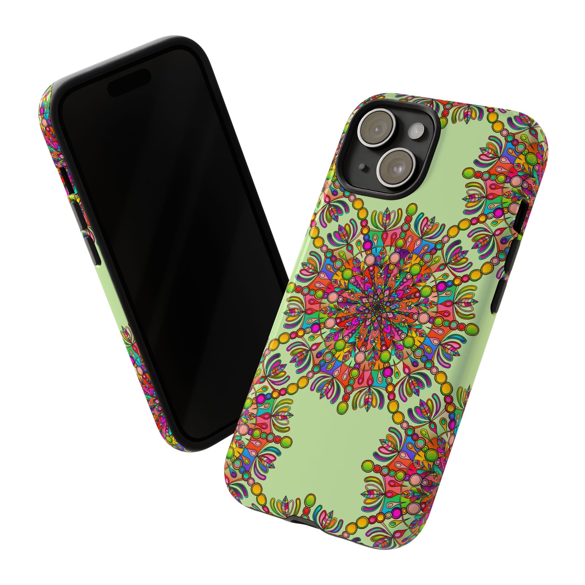 Vibrant Mandala iPhone & Google Pixel Case | Tough Cases