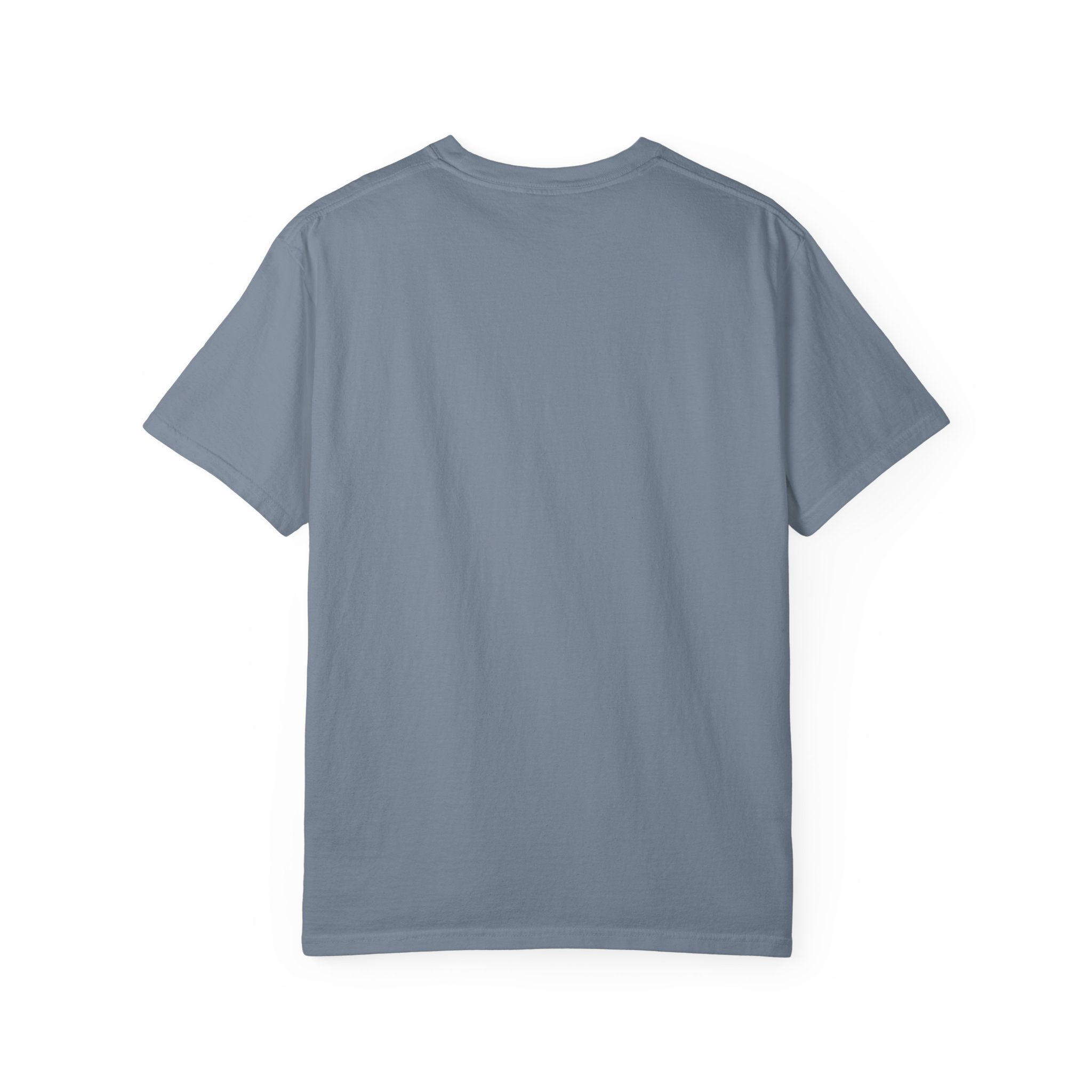 T-Shirt — Minimal Art Cat at Door Graphic Tee