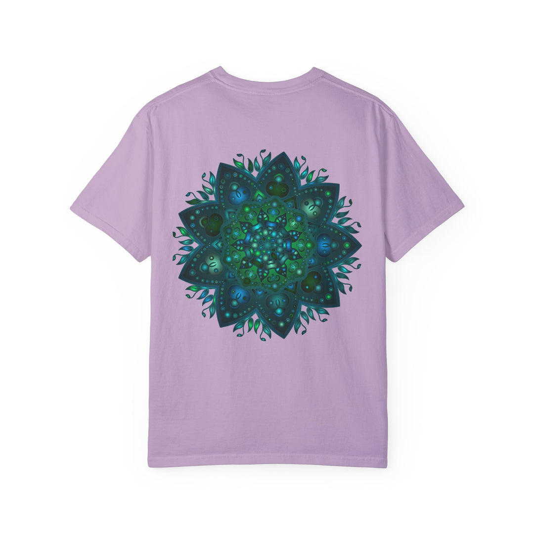 Hand-drawn unisex intricate mandala t-shirt featuring detailed design and vibrant colors