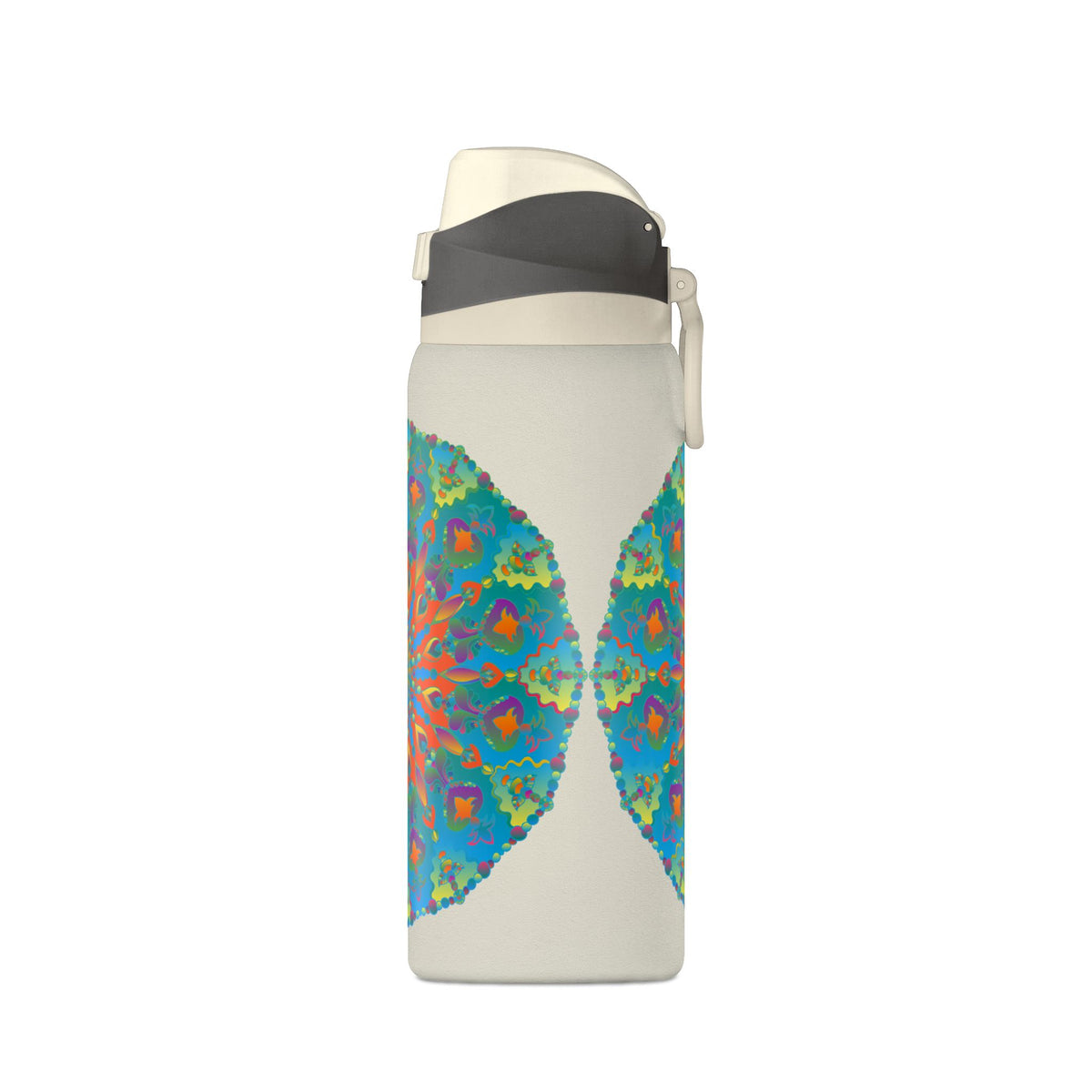 Borraccia termica da 32oz — Design mandala caleidoscopio colorato