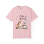 Good Morning Cat Coffee T-Shirt