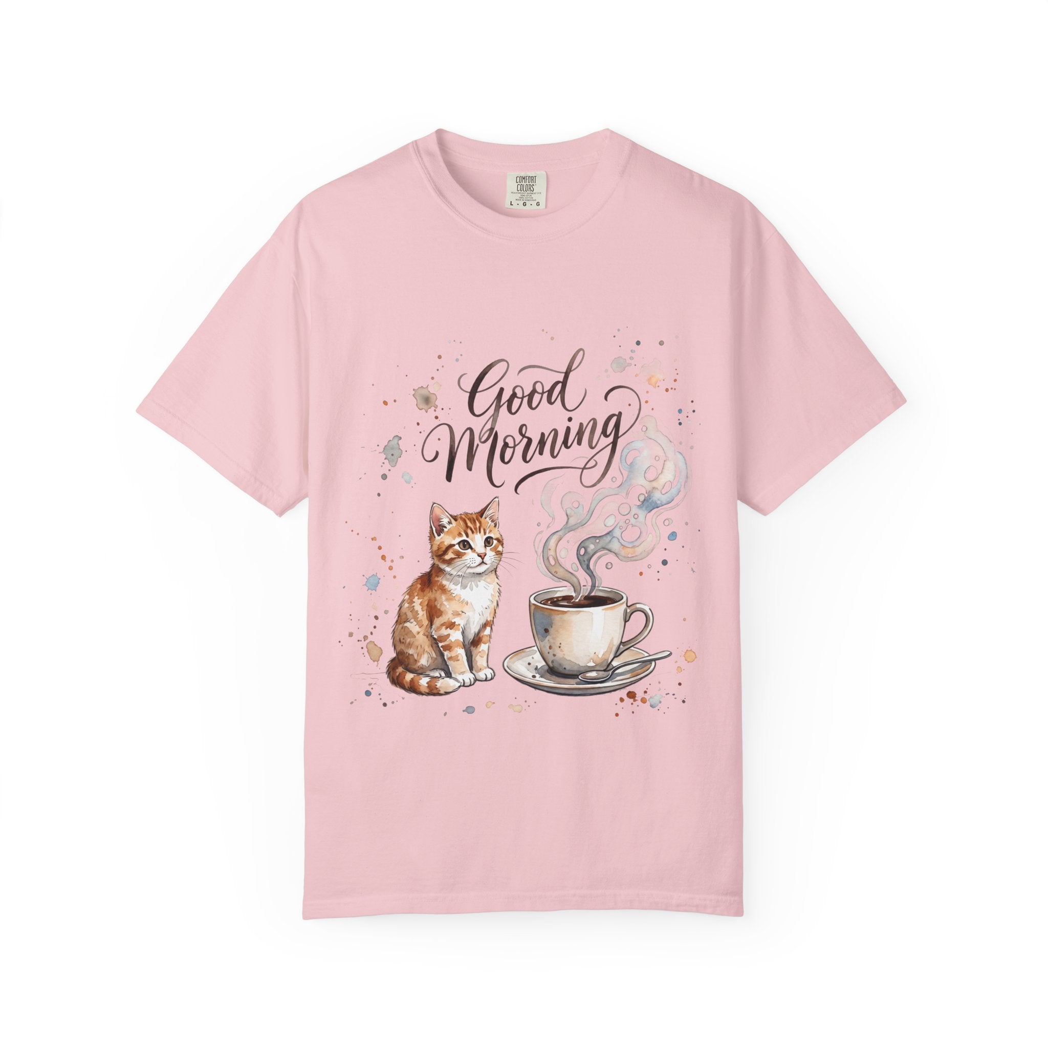 Good Morning Cat Coffee T-Shirt