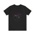 Black Cat Mystery T-Shirt featuring a bold and colorful design with a mysterious feline