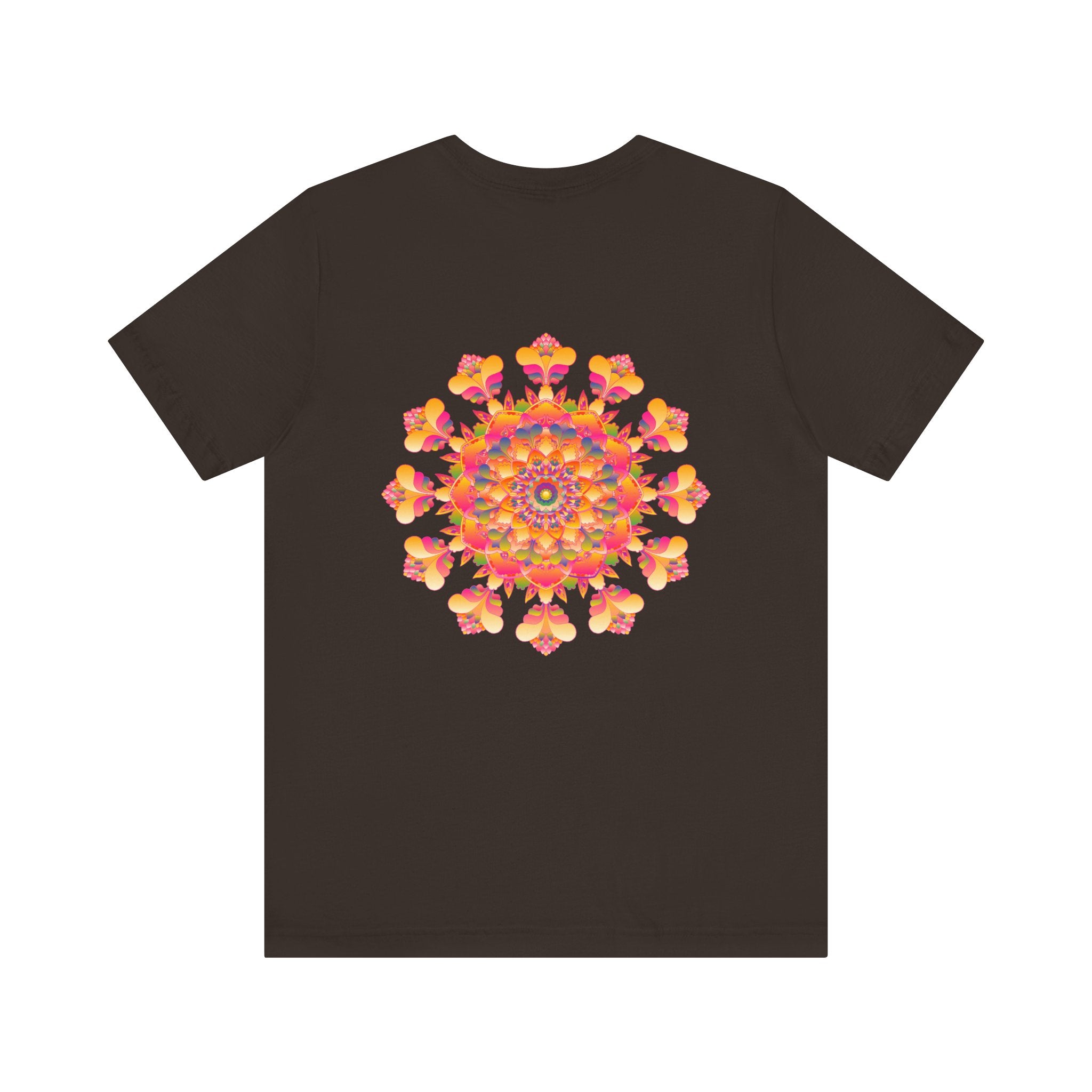 Vibrant Mandala Tee featuring intricate spiritual design for peaceful and harmonious vibes, perfect for meditation and yoga attire