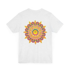 Beautiful and colorful Vibrant Mandala Tee promoting Peace & Harmony