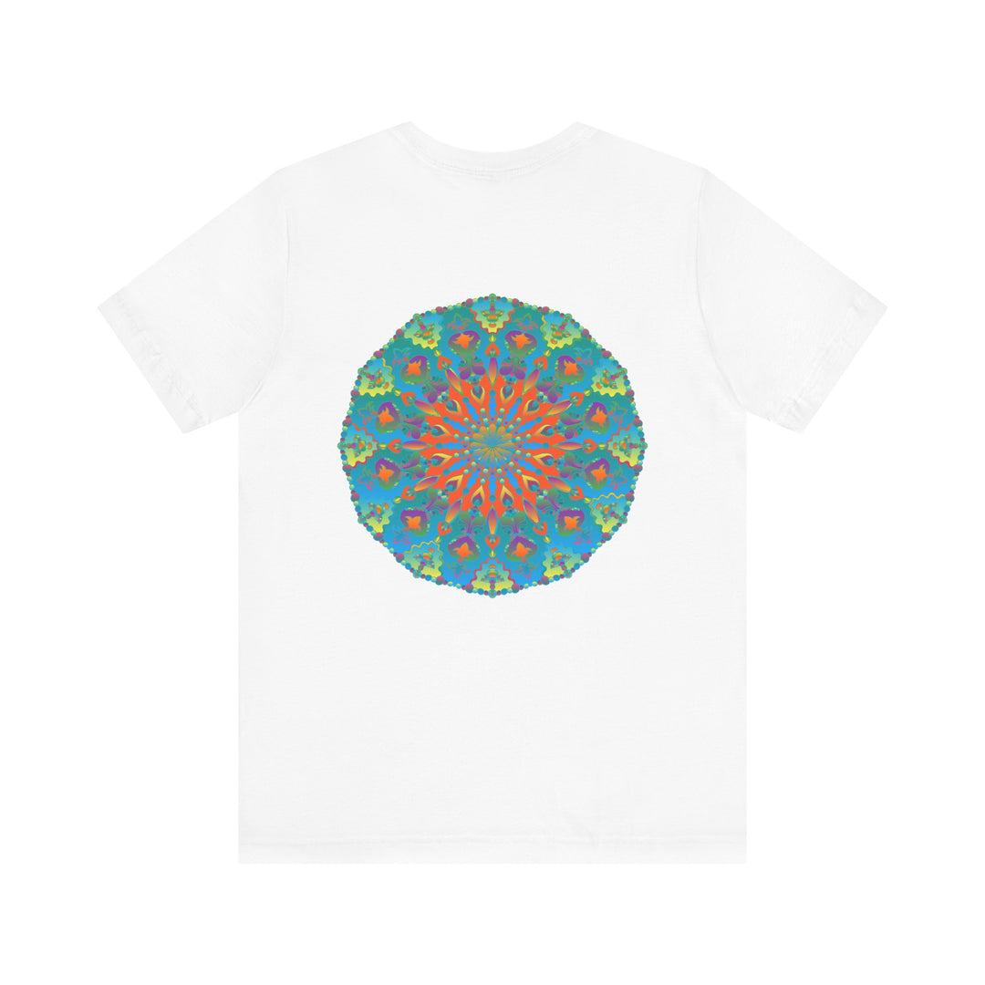 Unique mandala tee symbolizing spiritual tranquility and balance