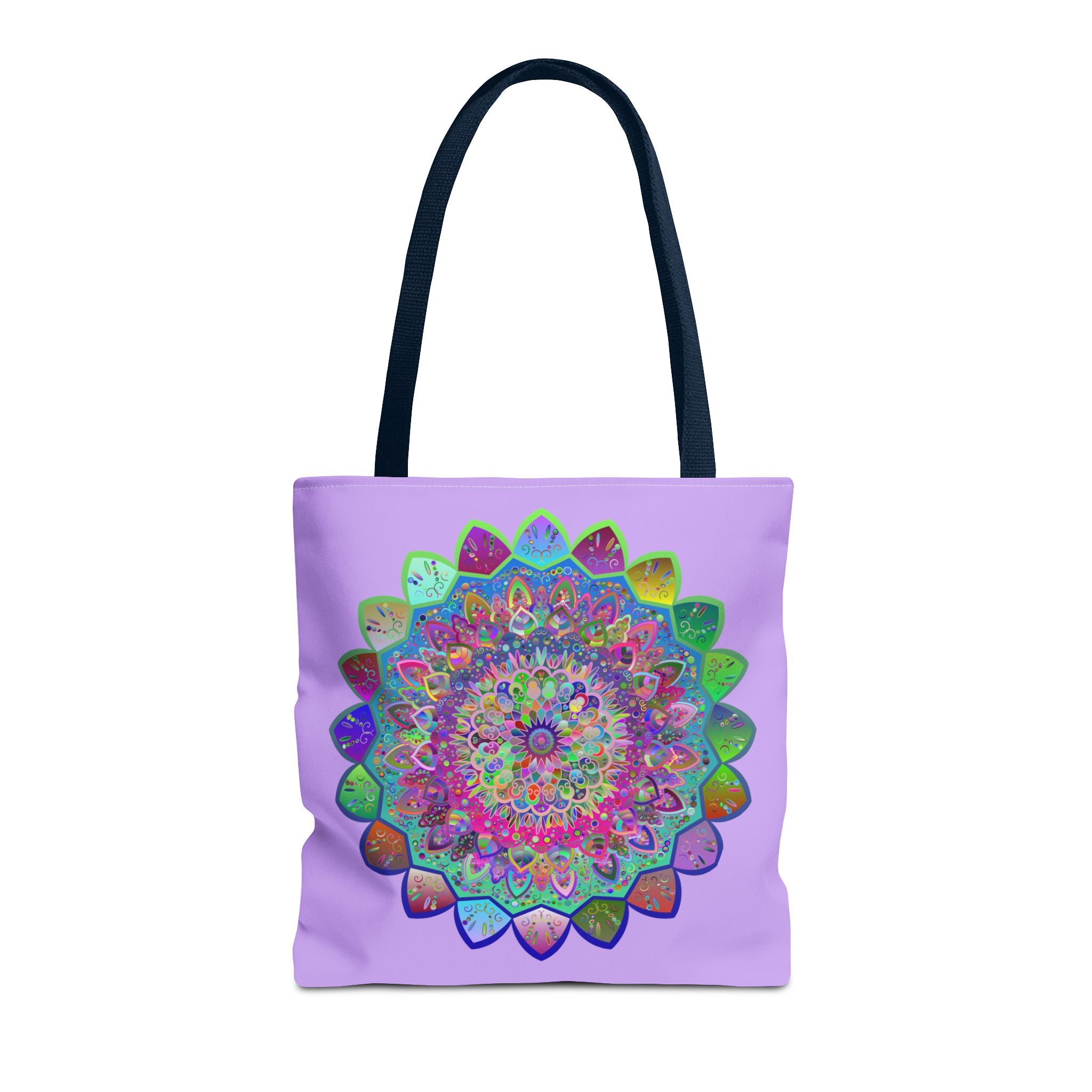 Sunburst Mandala Tote – Color Explosion on Canvas