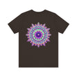 Beautiful Mandala Tee with intricate spiritual design promoting peace and harmony