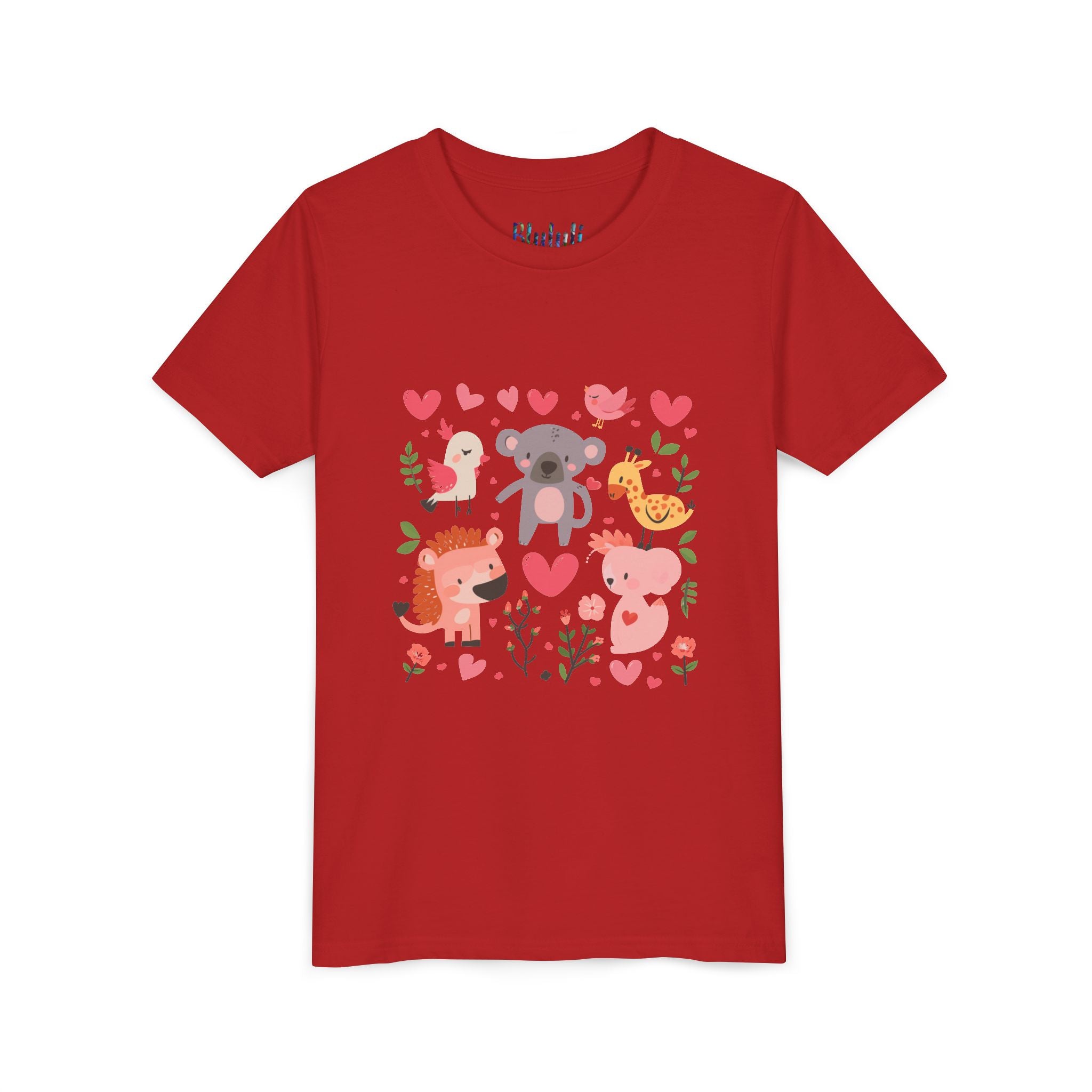 Entzückendes Animal Love Jugend T-Shirt, Süßes Kindershirt, Tier Grafik T-Shirt, Kindergeschenk, Geburtstags- oder Urlaubsoutfit 