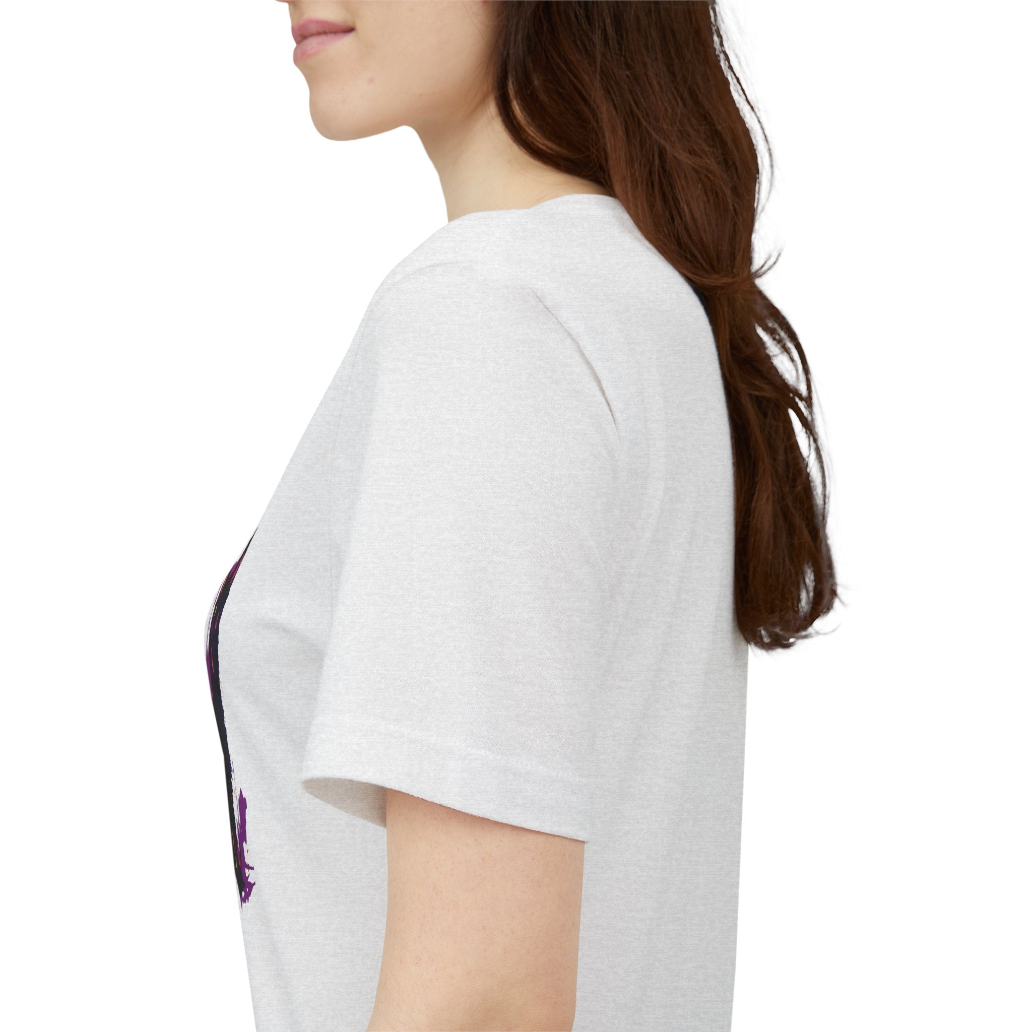Black Cat Mystery - Purple Paint Splatter T-Shirt
