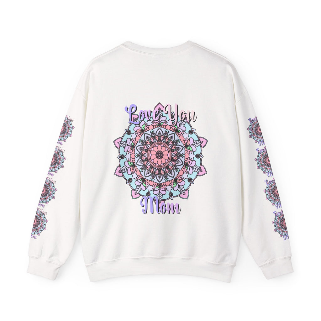 Felpa Mandala per la Mamma con Design Accorato dai Toni Tenui