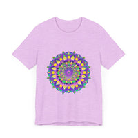 Vibrant Mandala Tee featuring a beautiful design symbolizing peace, harmony, and tranquility for a stylish and meaningful fashion statement